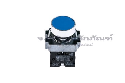 [E] สวิตช์ปุ่มกด ปกติเปิด รุ่น XB2-BA61 ปุ่มสีน้ำเงิน